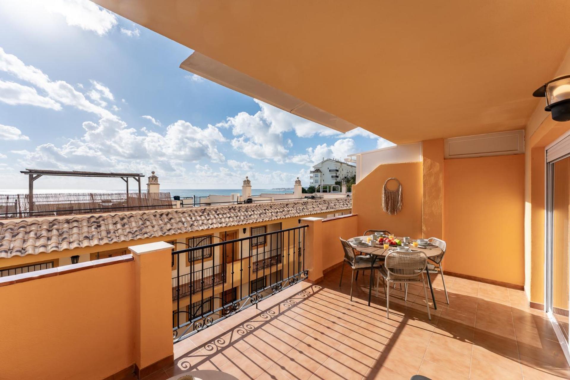 베날마데나코스타 Horizon Del Mar, 2Bd Terrace, Sea View & Pool & Parking 아파트 외부 사진