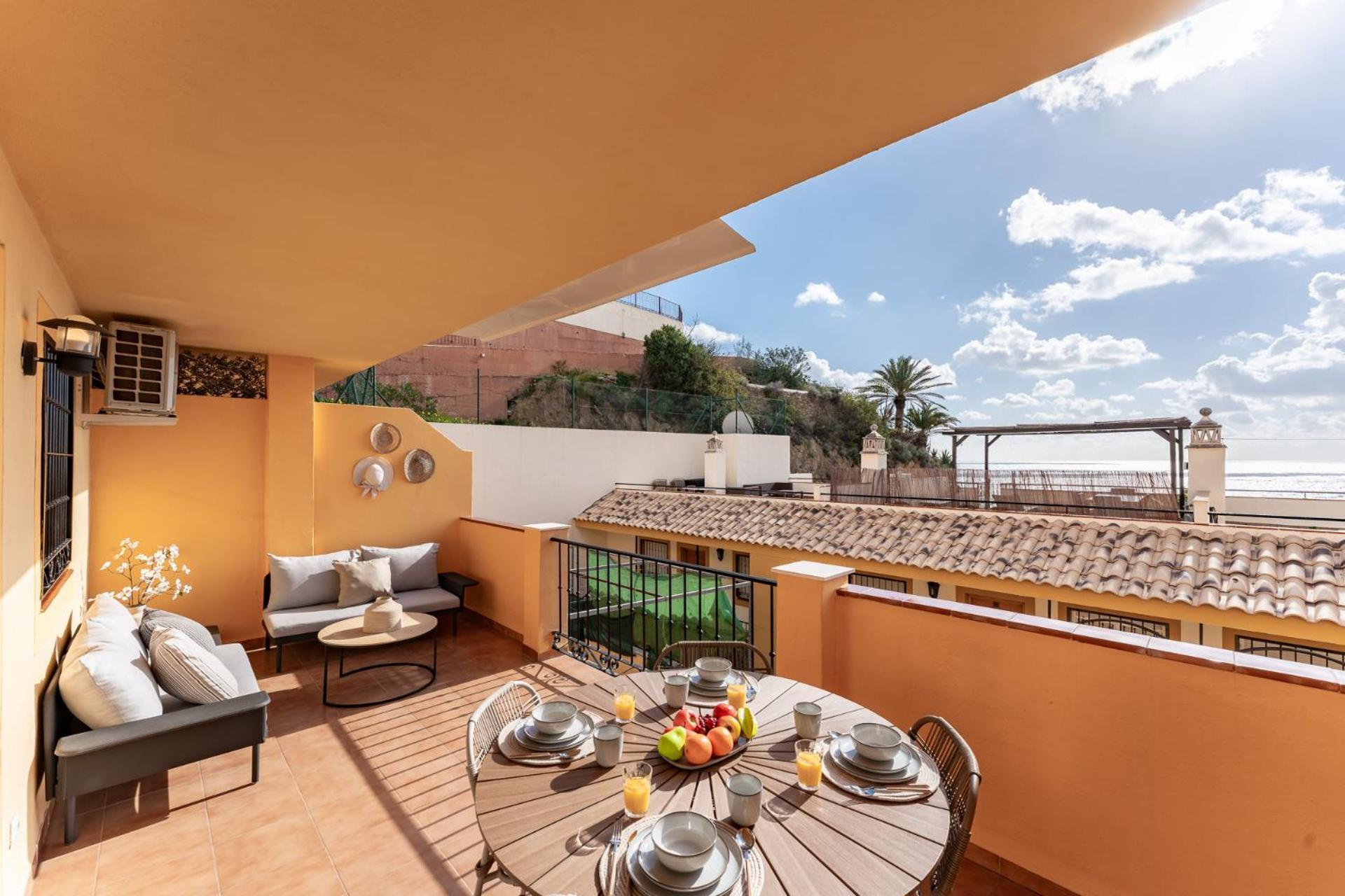 베날마데나코스타 Horizon Del Mar, 2Bd Terrace, Sea View & Pool & Parking 아파트 외부 사진